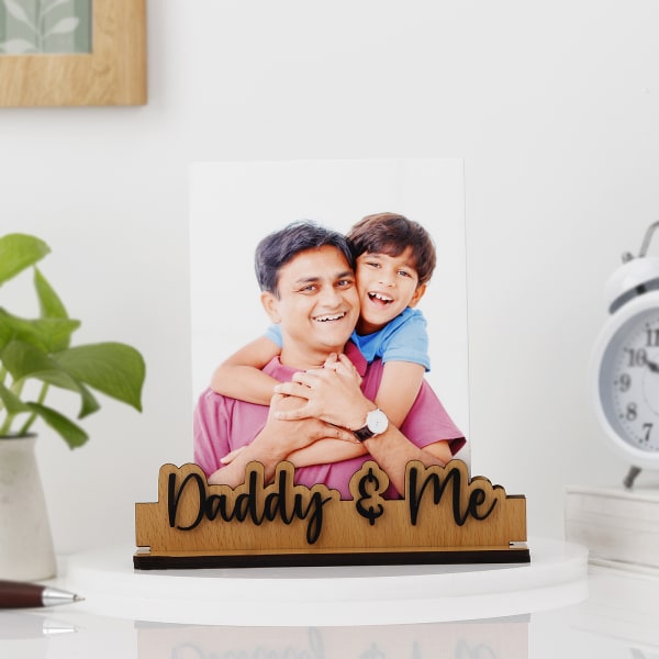 Personalized Daddy And Me Photo Frame