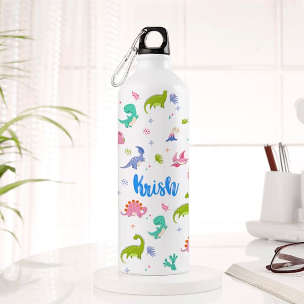 Personalized Dinosaur Sipper Bottle For Kids