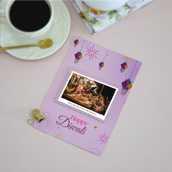 Personalized Diwali Greeting Card With Envelope