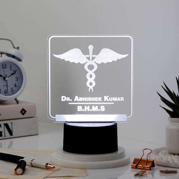 Personalized Doctor LED Lamp
