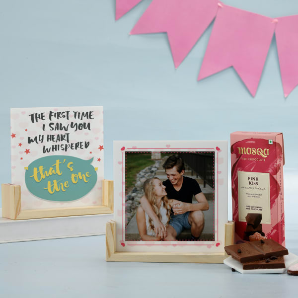 Personalized Double Side Frame Hamper