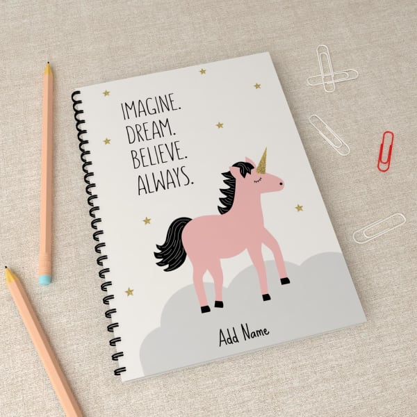 Personalized Dream Spiral Notebook