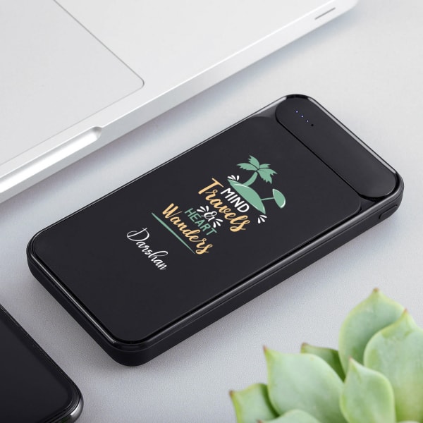 Personalized Dual Connector Power Bank