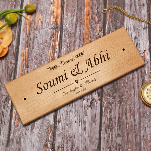 Personalized Engraved Name Plate