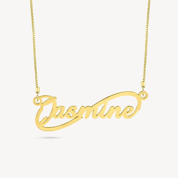 Personalized Eternal Infinity Pendant Necklace