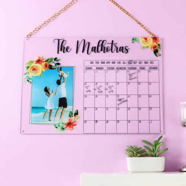 Personalized Family Frame Calendar