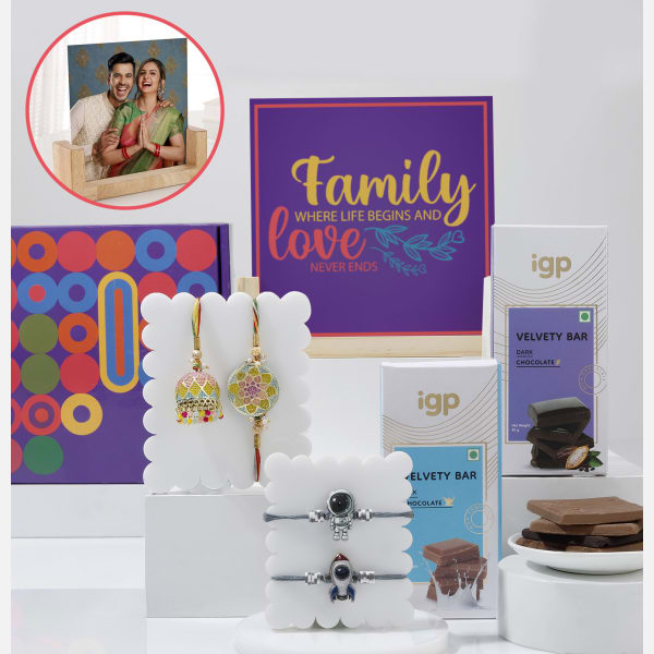 Personalized Family Love Raksha Bandhan Hamper