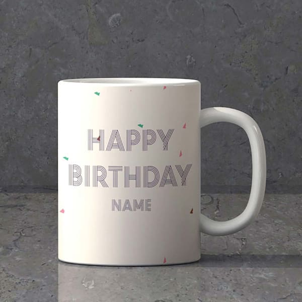 Personalized Fashionable Ceramic Birthday Mug