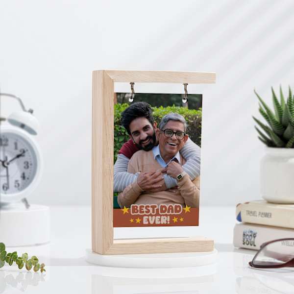 Personalized Father's Day Wooden Frame