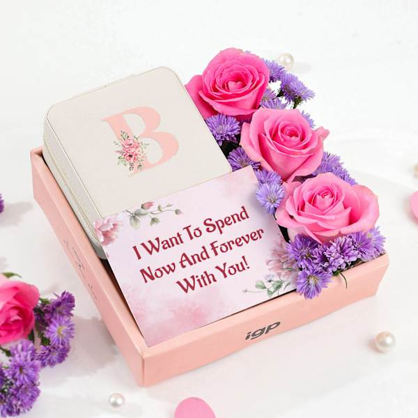Personalized Forever With You Valentine's Day Hamper