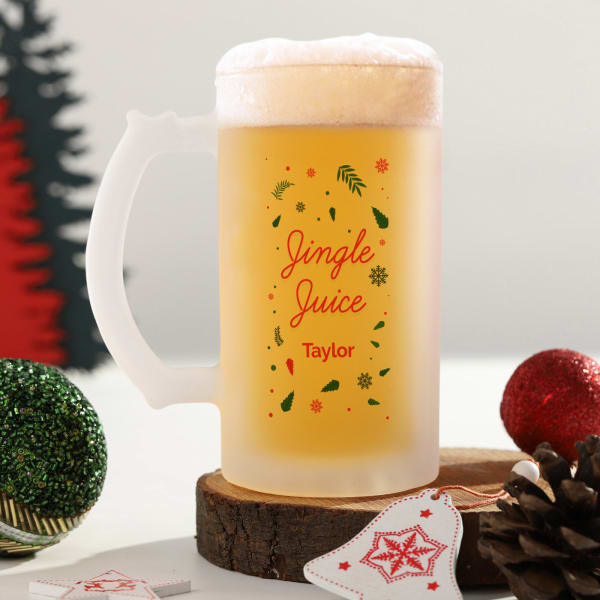 Personalized Frosted Beer Mug