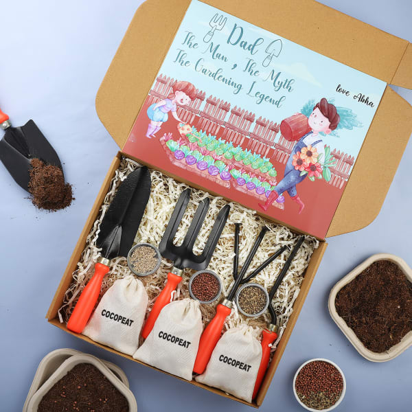 Personalized Gardening Kit For Dad