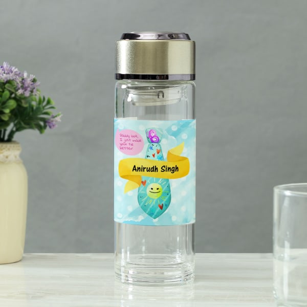 Personalized Glass Detox Water Bottle