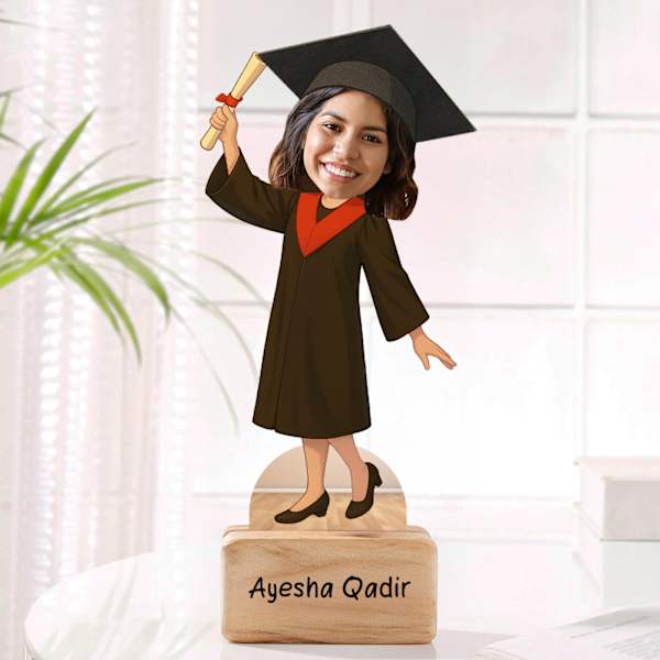 Personalized Graduation Caricature For Her