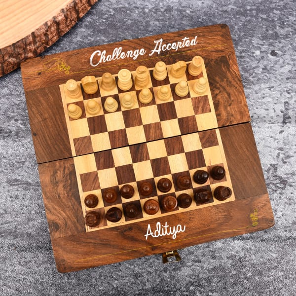 handmade chess set