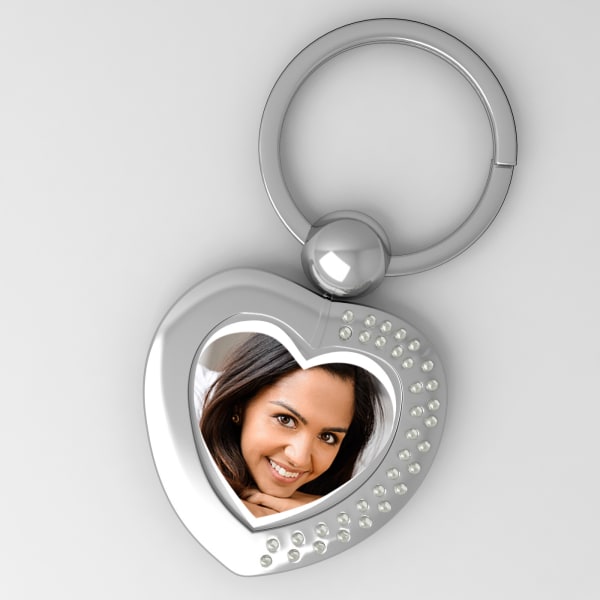 Personalized Heart Shaped Key Chain