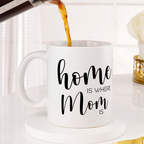 Personalized Home Is Where Mom Is Mug