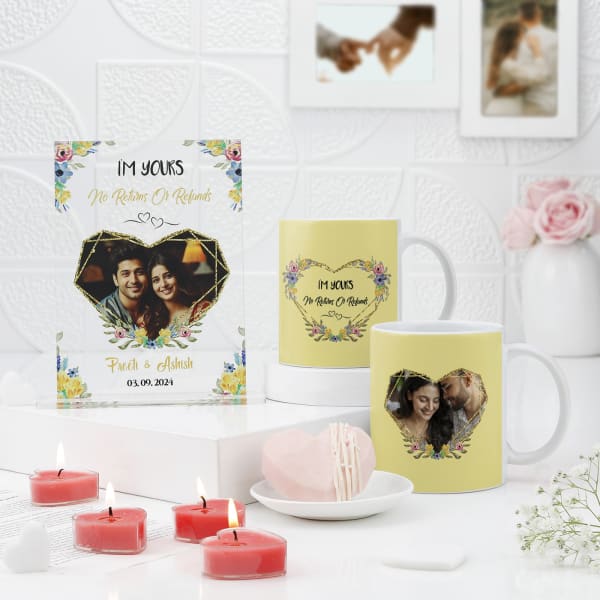 Personalized I'm Yours No Returns Gift Set