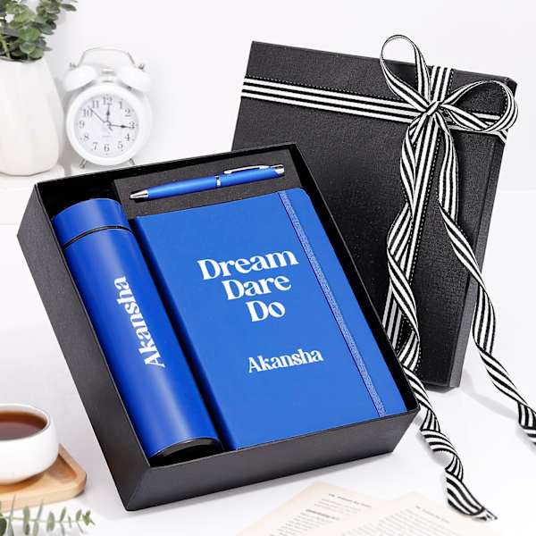 Personalized Inspiring Daily Essentials Gift Hamper For Her