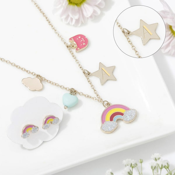 Personalized Jolly Necklace Set