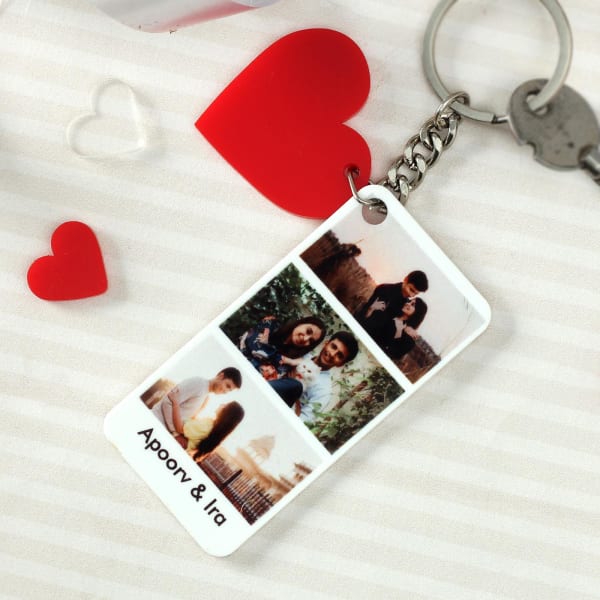 Personalized Keychain with Heart