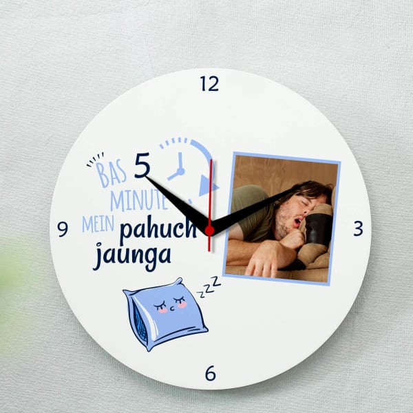 Personalized Latecomer Photo Clock