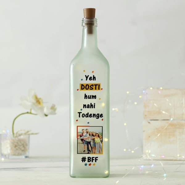 Personalized LED Bottle for Friend: Gift/Send Home and Living Gifts ...