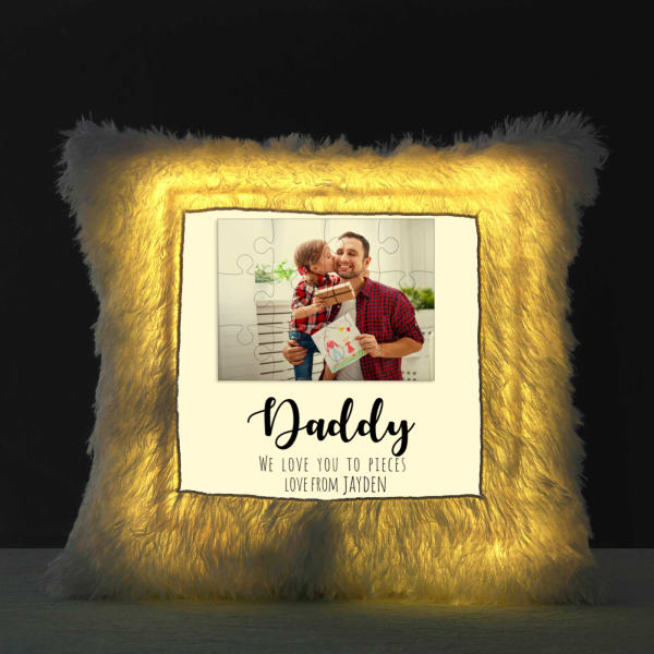 Personalized LED Cushion for Dad