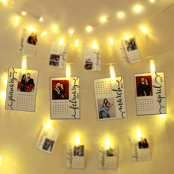 Personalized LED Photo Calendar