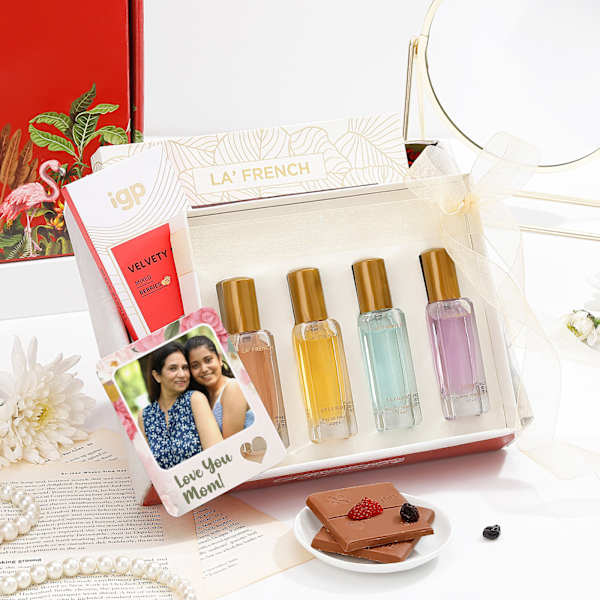 Personalized Love And Fragrance Mother's Day Gift Hamper