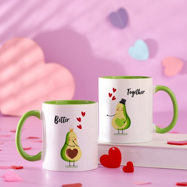 Personalized Love Ceramic Mug (Set of 2)
