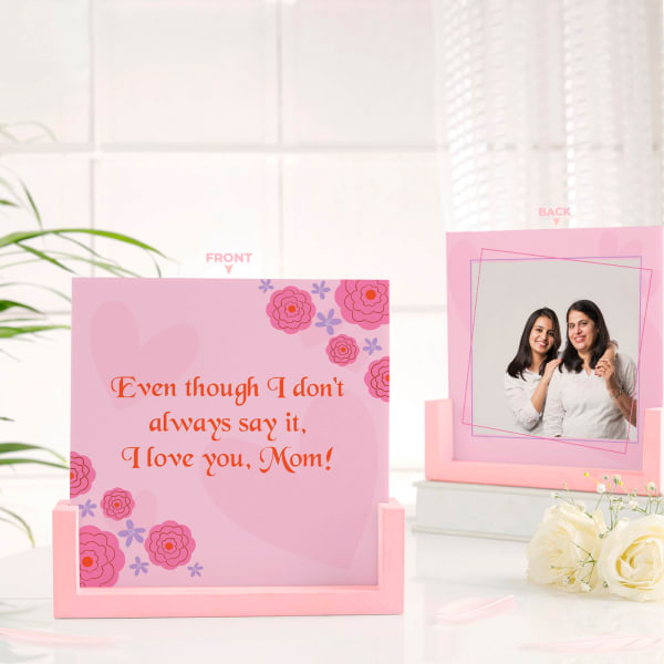 Personalized Love You Mom Sandwich Frame