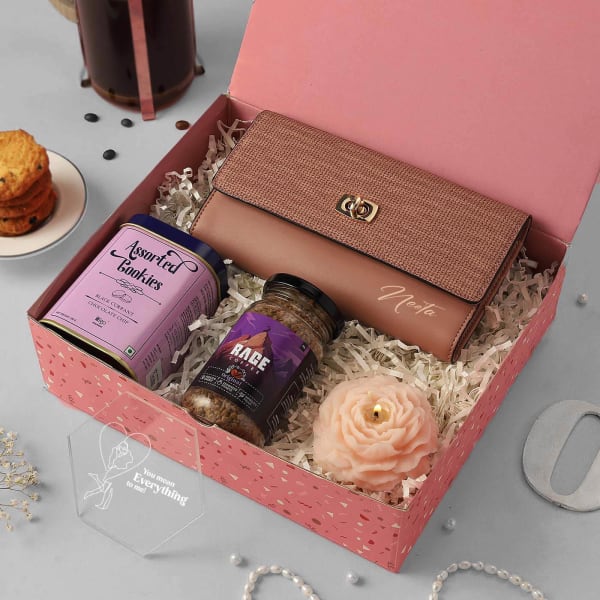 Personalized Luxe And Love Anniversary Hamper