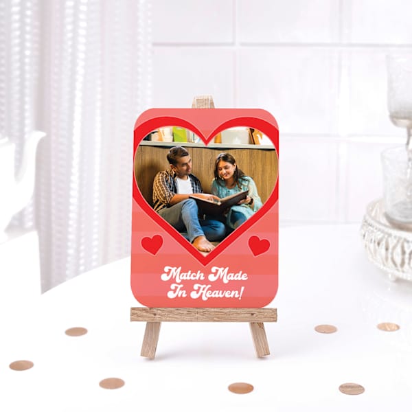 Personalized Made In Heaven Couple's Photo Frame