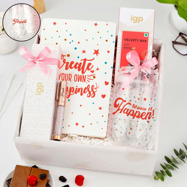 Personalized Make It Happen Hamper For Her