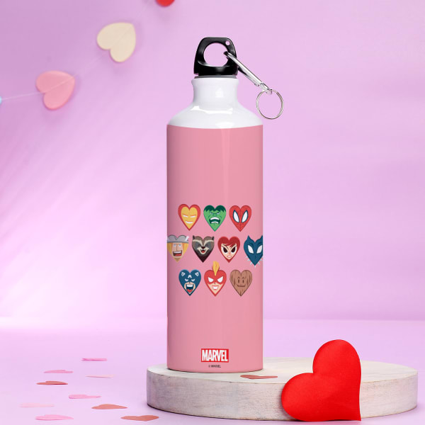 Personalized Marvel Love Sipper Bottle