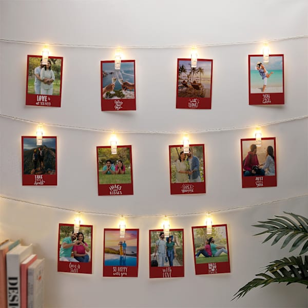 Personalized Memory Lane LED Photo String