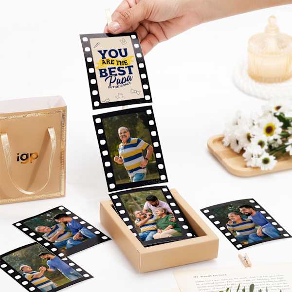 Personalized Memory Photo Pop-Up Box