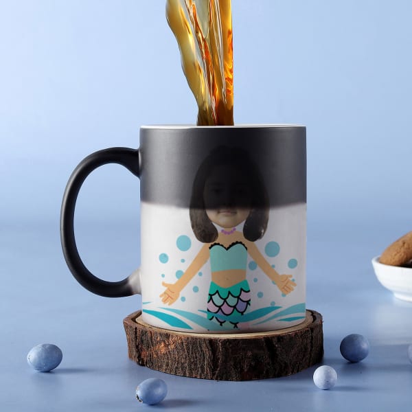 Personalized Mermaid Kids Magic Mug