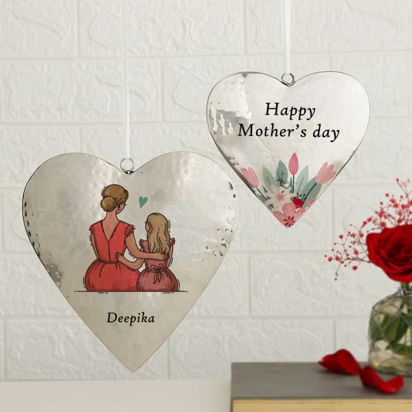 Personalized Metal Hanging For Moms