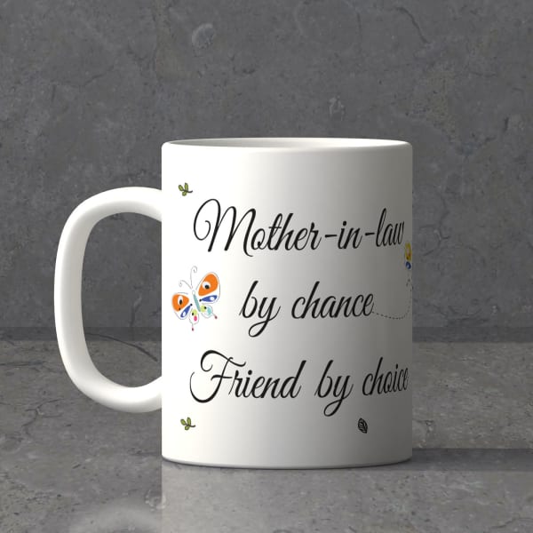 Personalized Mother In law White Mug