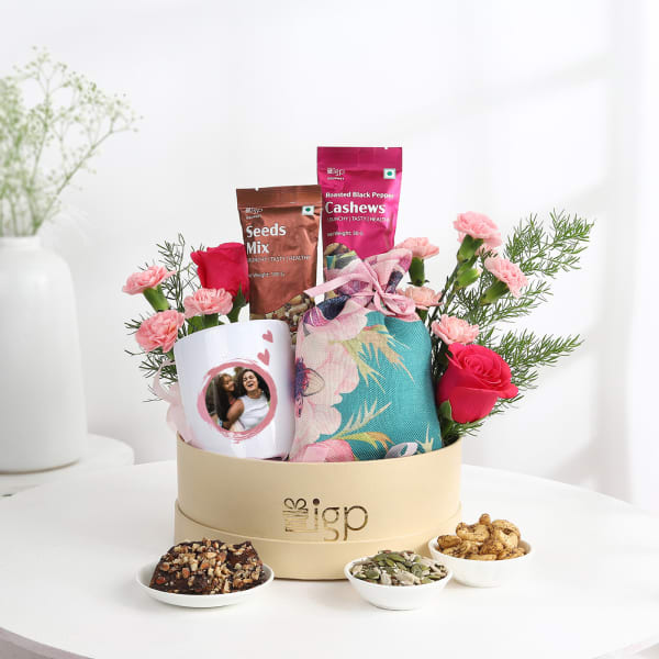 Personalized Mother's Day Healthy Hamper
