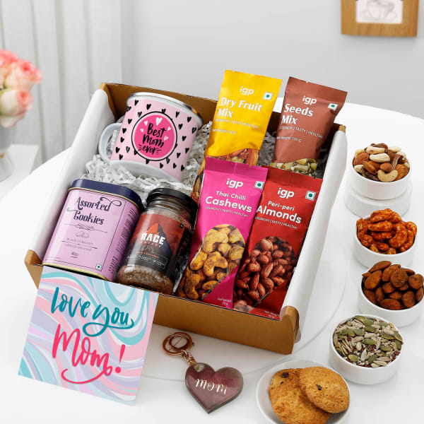 Personalized Mother's Day Healthy Indulgence Hamper