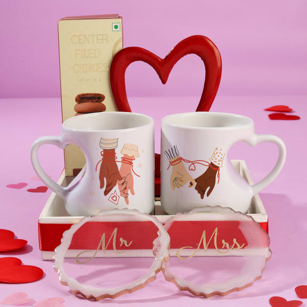 Personalized Mr & Mrs Couple's Mug Set
