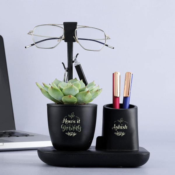 Buy/Send Personalized Multifunctional Desk Organizer Online | IGP ...