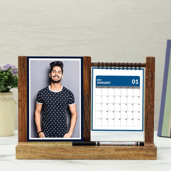 Personalized New Year 2022 Calendar with Stand