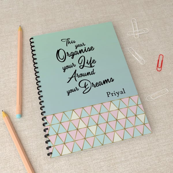 Personalized New Year Spiral Notebook