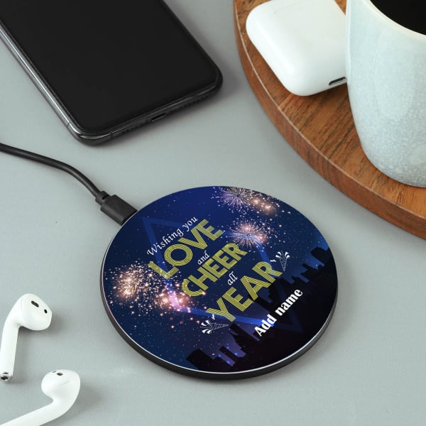Personalized New Year Wireless Charger