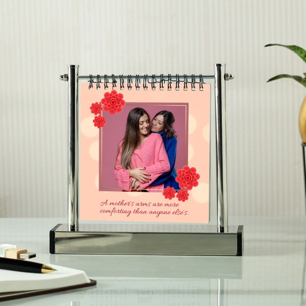Personalized Photo Album with Metal Stand for Mom