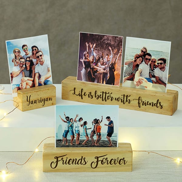 Personalized Photo Block Frame for Friend